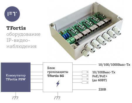 Внешний блок грозозащиты TFortis SG картинка