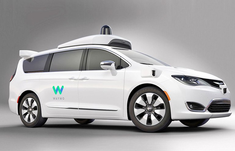 самоуправляемый автомобиль Waymo картинка